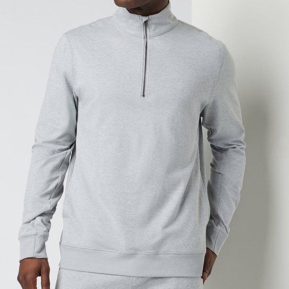 Sold!!!! VUORI Coronado Half Zip light heather V253 size Extra large - Picture 1 of 6